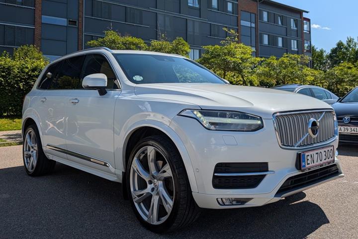 Hvid Volvo XC90 fra 2017