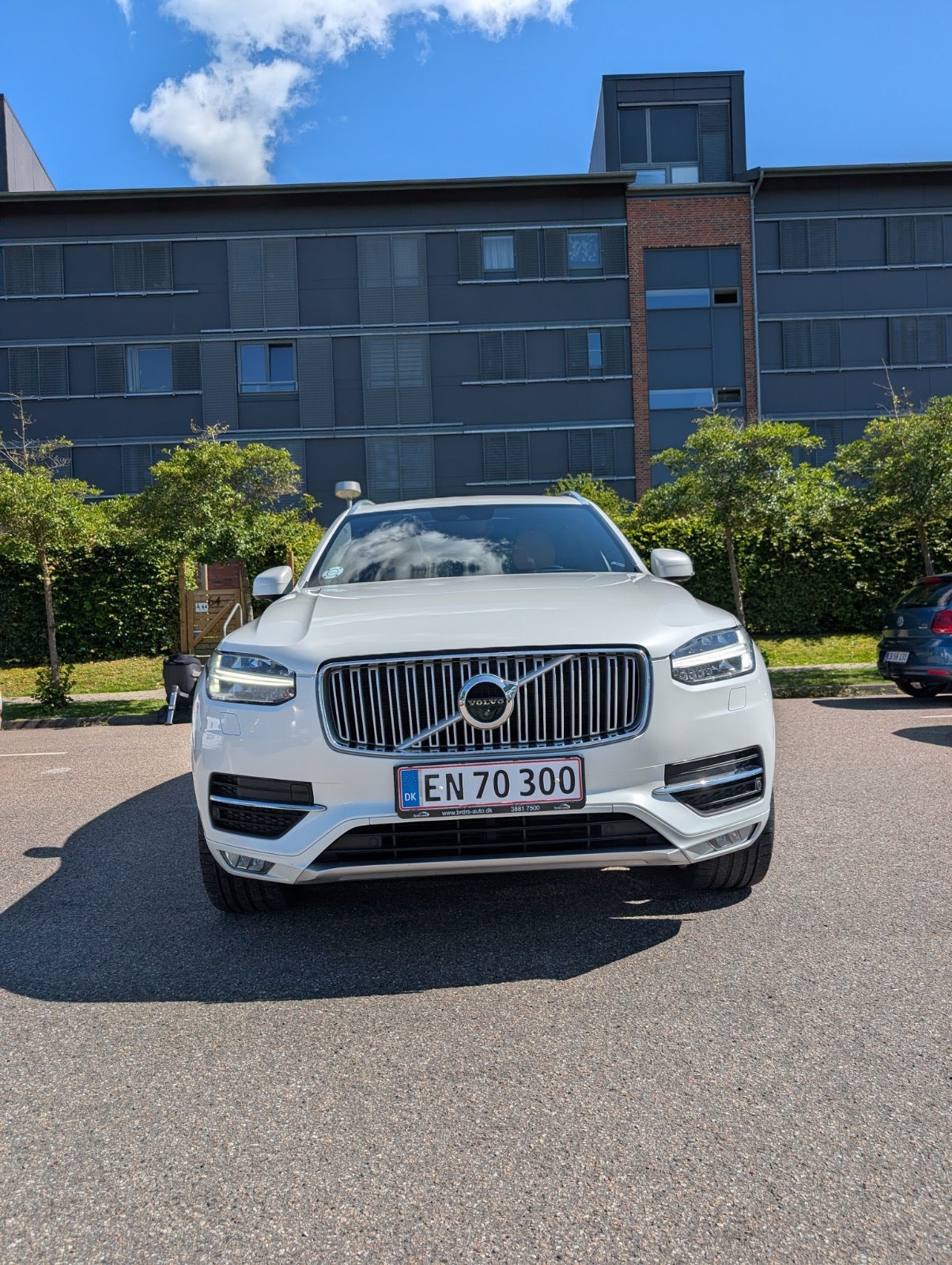 Hvid Volvo XC90 fra 2017