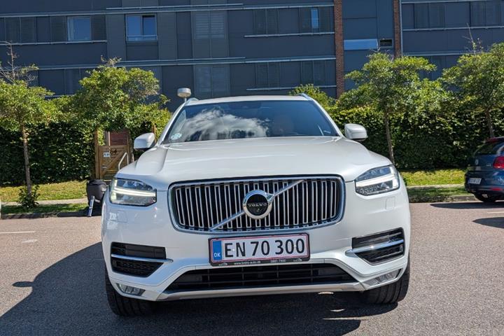 Hvid Volvo XC90 fra 2017
