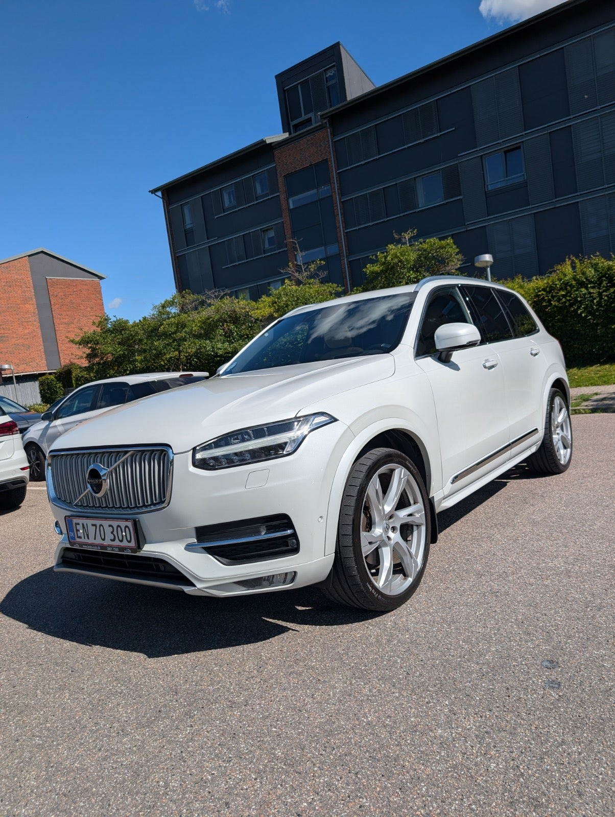 Hvid Volvo XC90 fra 2017