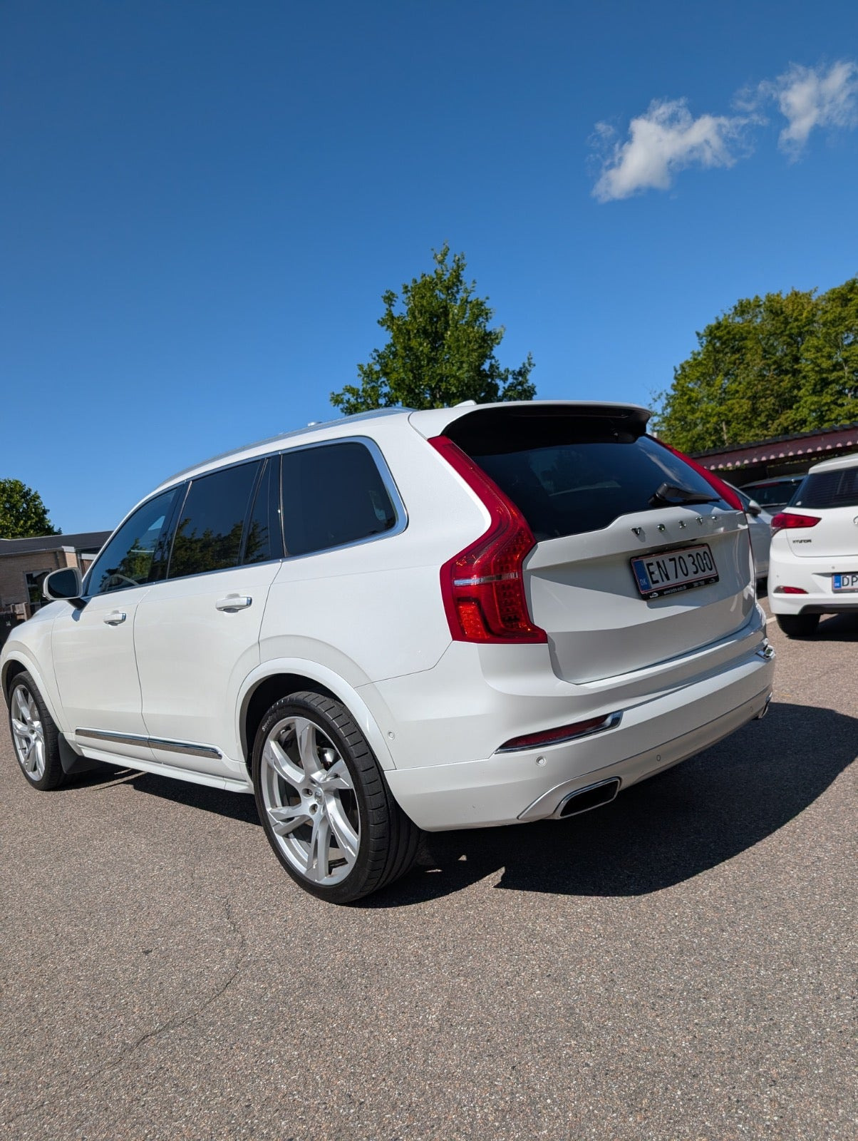 Hvid Volvo XC90 fra 2017