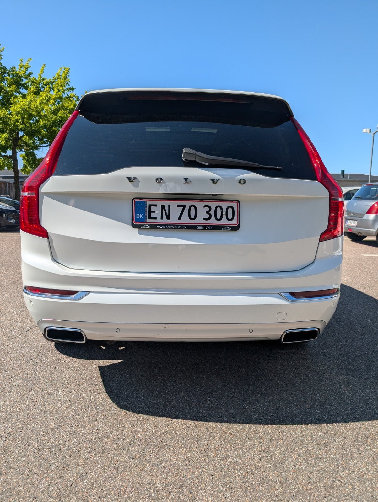Hvid Volvo XC90 fra 2017