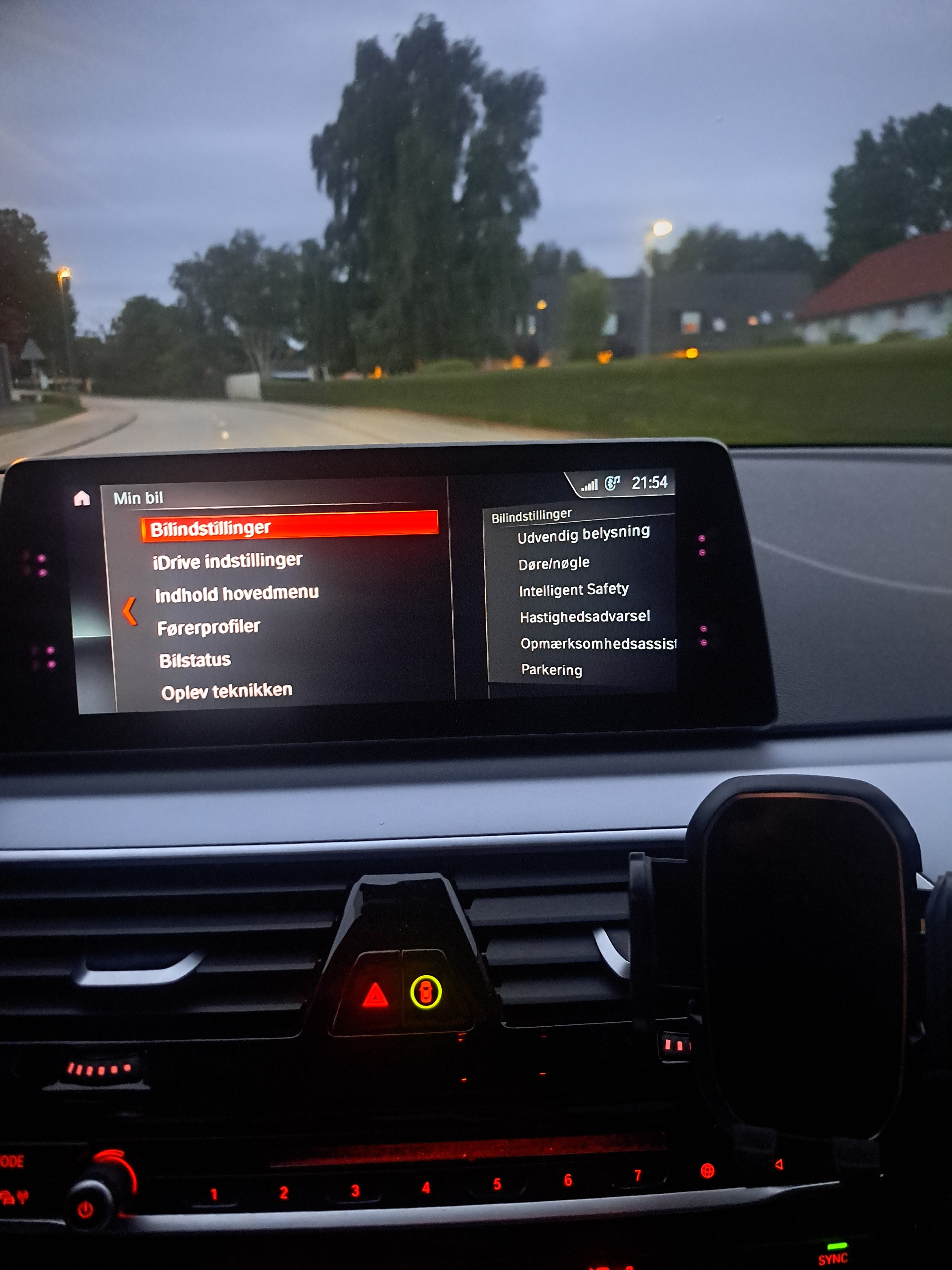 Sort BMW 5-Serie fra 2017