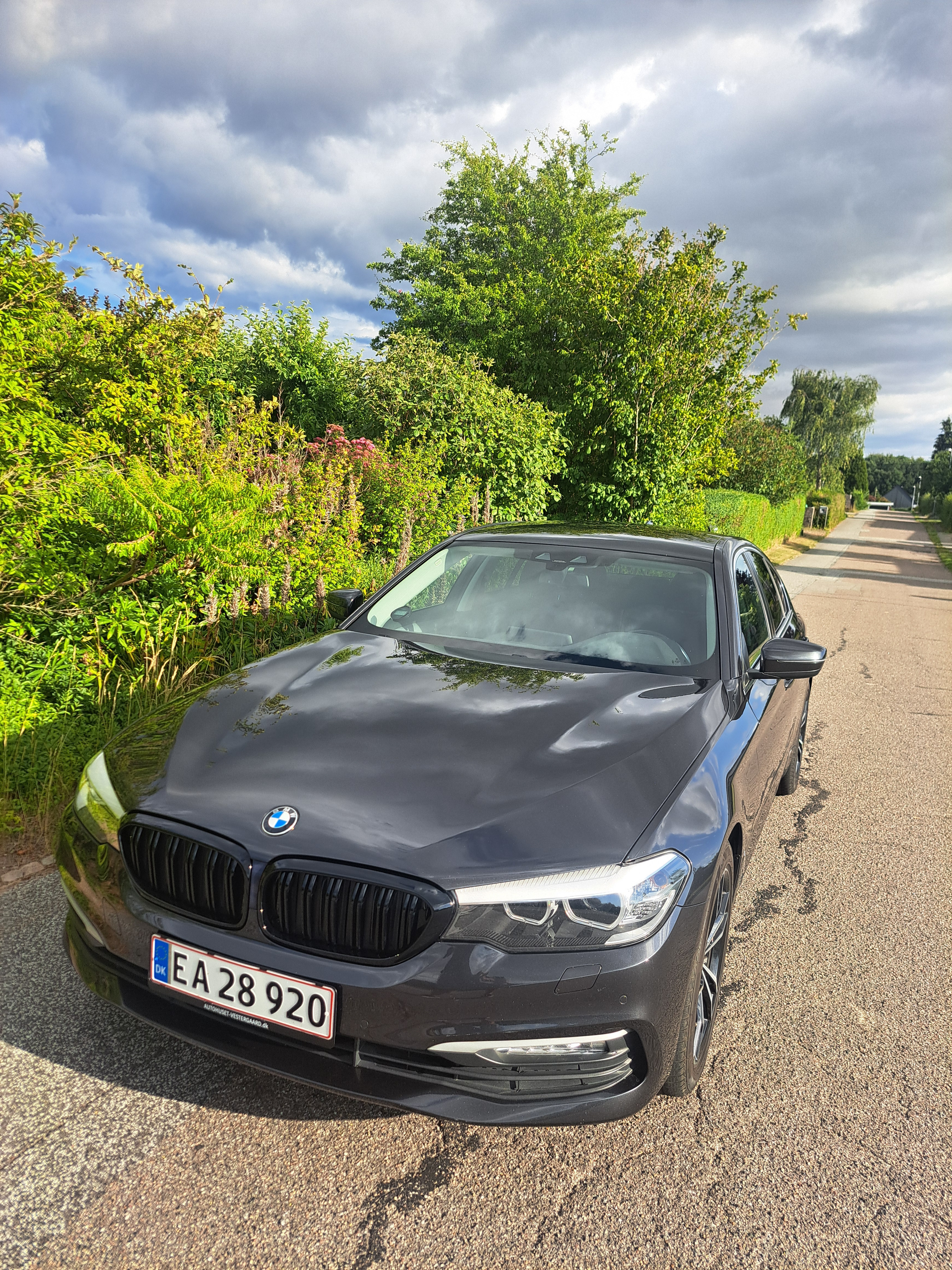 Grå BMW 5-Serie fra 2017