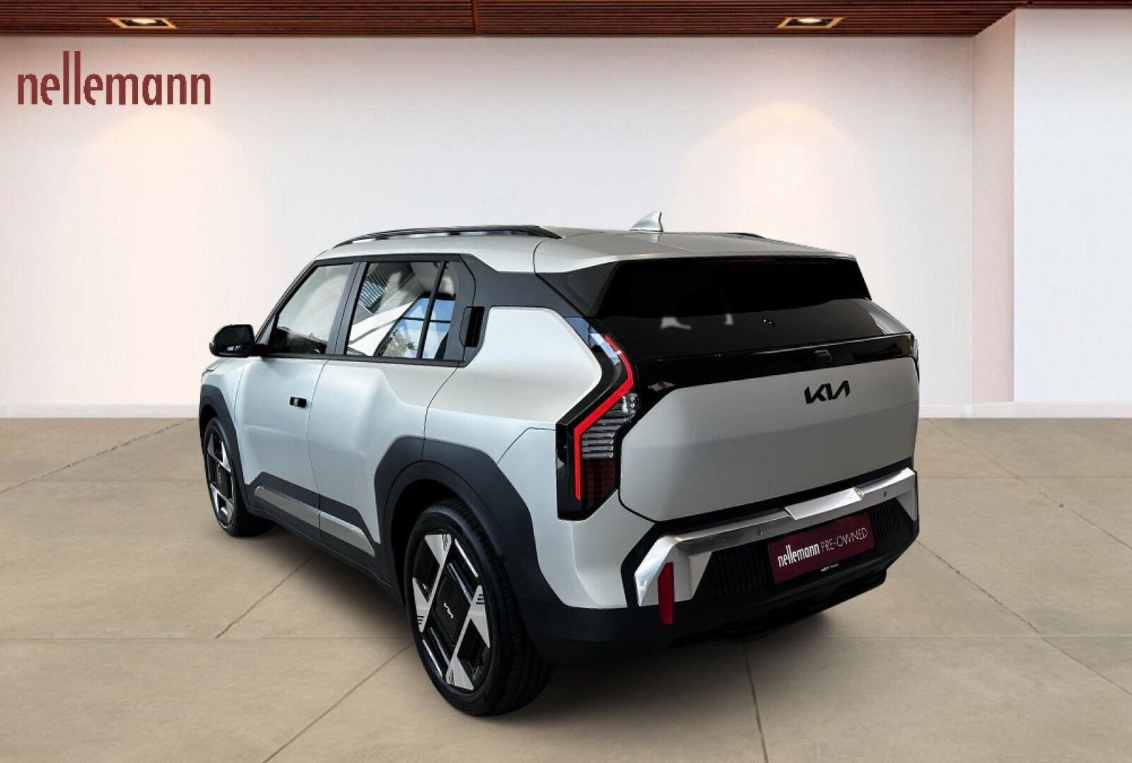 Grå Kia EV3 fra 2026