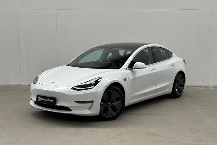 Hvid Tesla Model 3 fra 2020