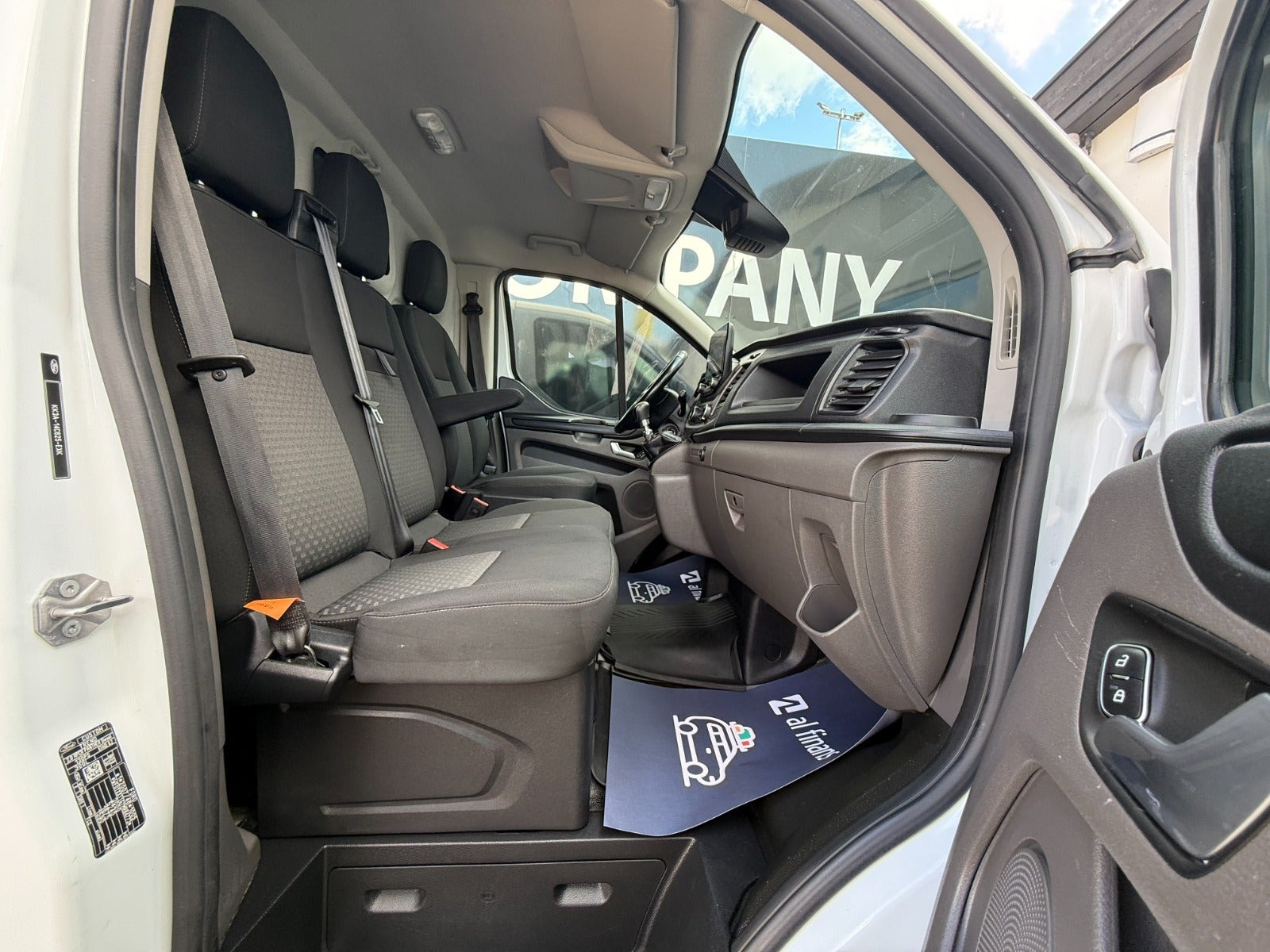 Hvid Ford Transit Custom 300 L2 fra 2022