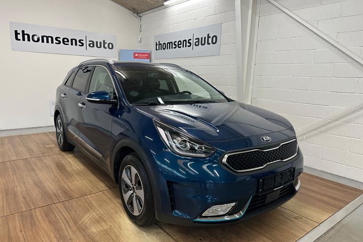 Blå Kia Niro fra 2018