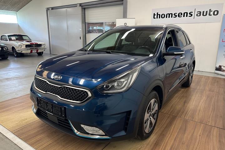 Blå Kia Niro fra 2018