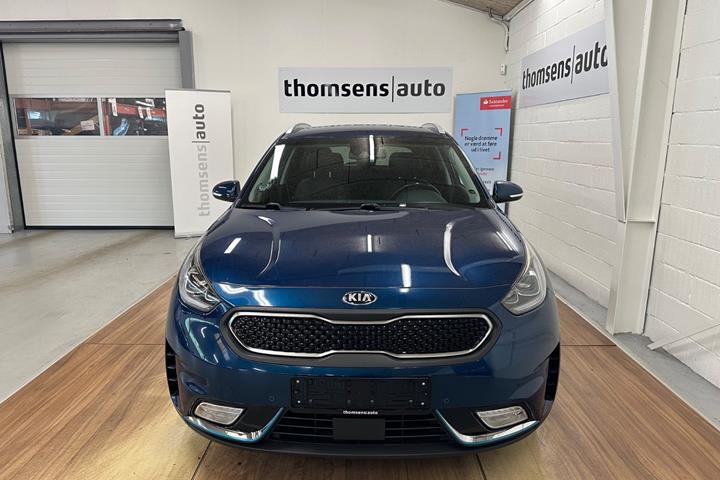 Blå Kia Niro fra 2018