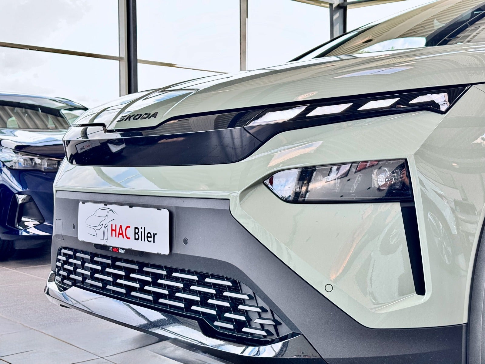 Grøn Skoda Elroq fra 2025
