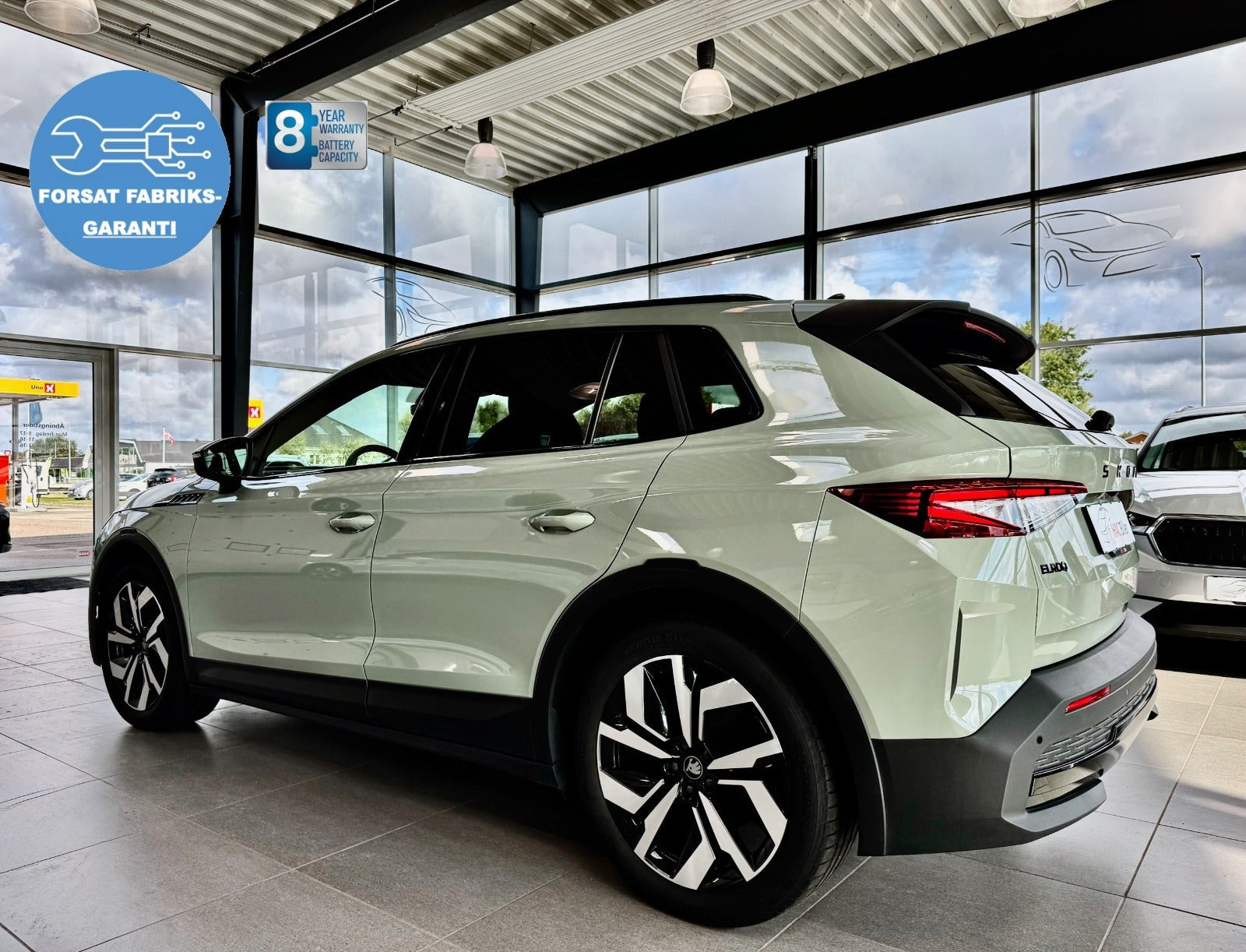 Grøn Skoda Elroq fra 2025