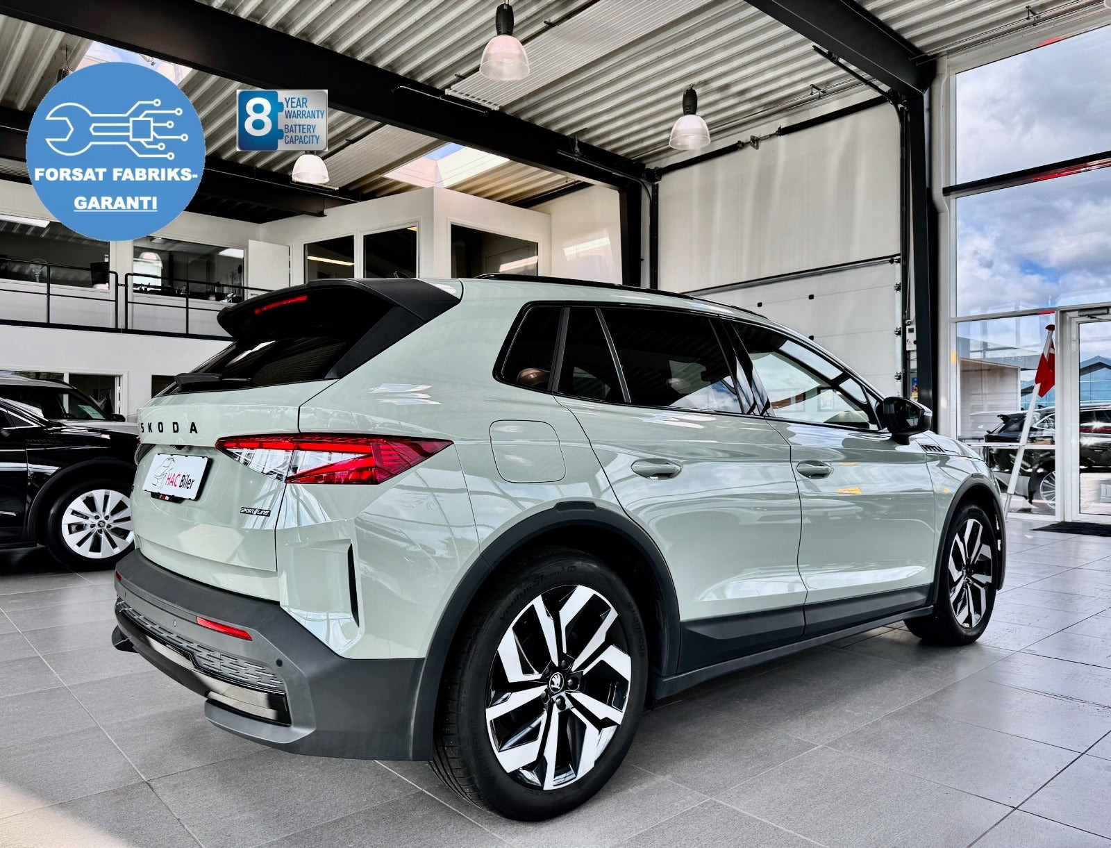 Grøn Skoda Elroq fra 2025