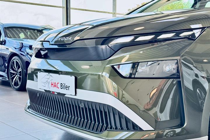 Grøn Skoda Enyaq fra 2025