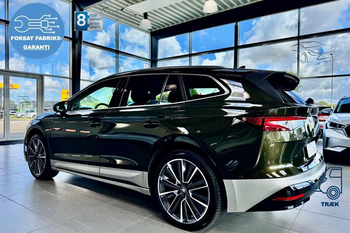 Grøn Skoda Enyaq fra 2025