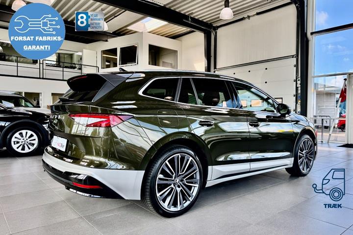 Grøn Skoda Enyaq fra 2025