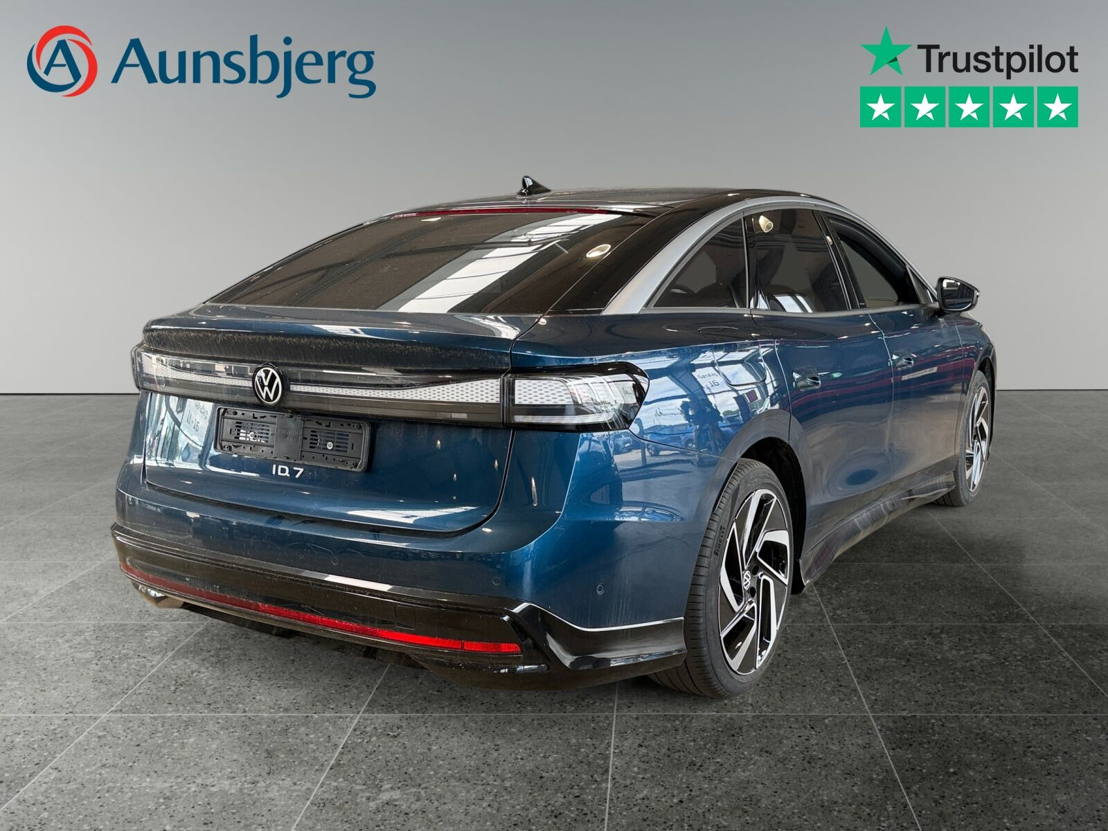 Blå VW ID.7 fra 2025