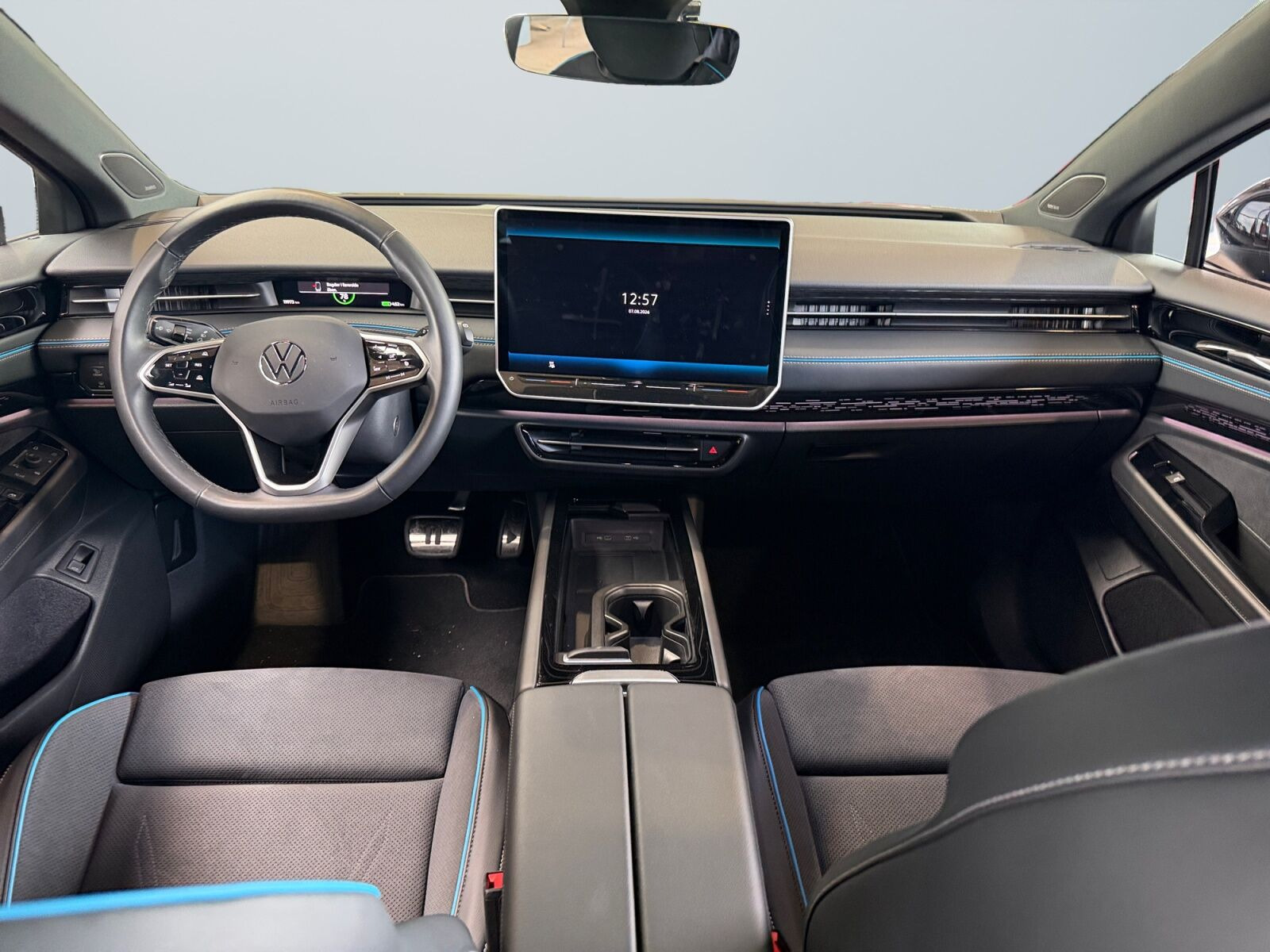 Blå VW ID.7 fra 2025