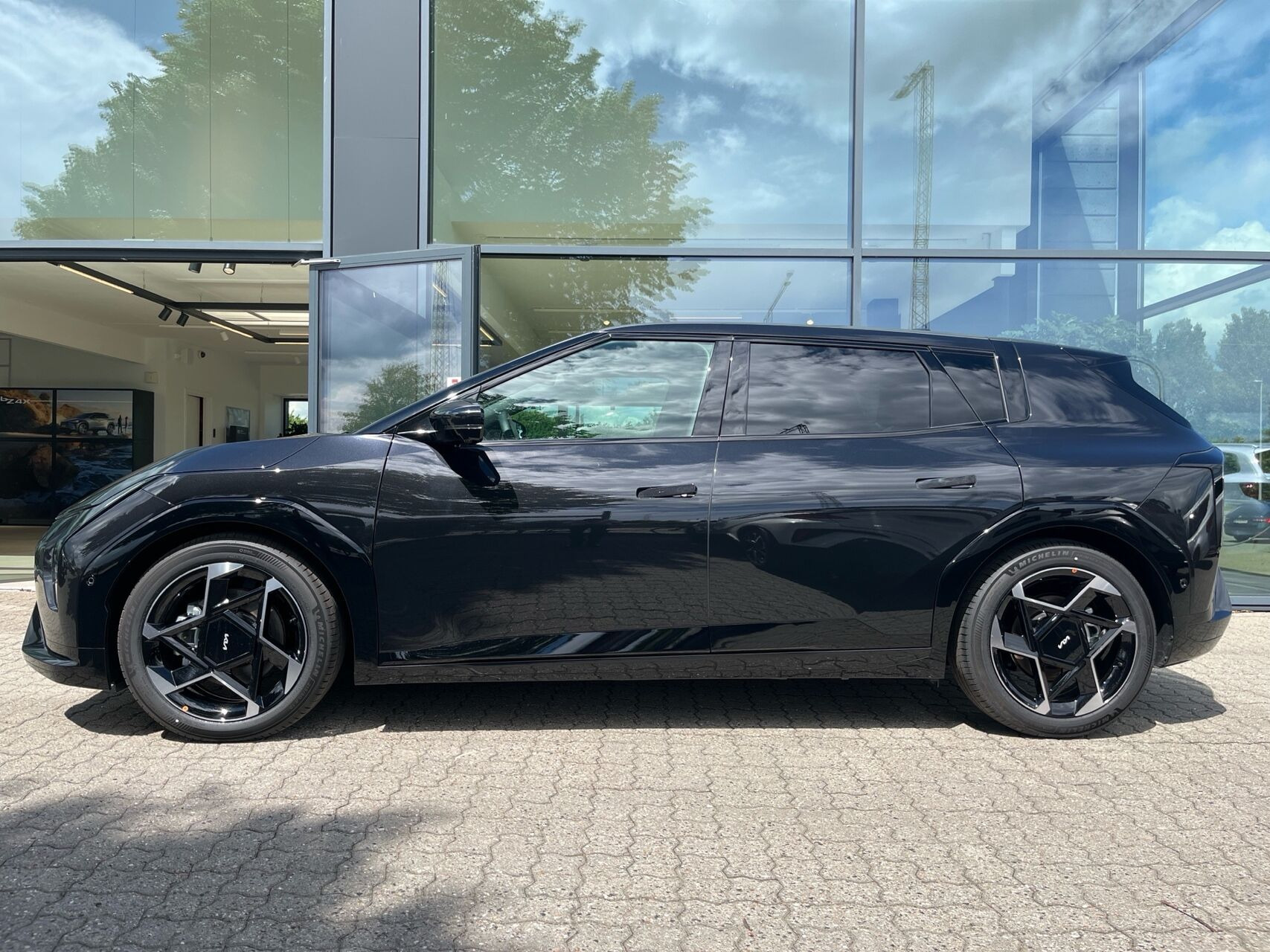 Grå Kia EV4 fra 2026
