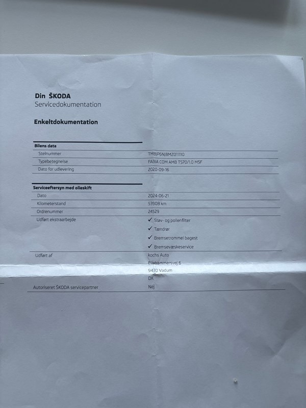 undefined Skoda Fabia fra 2021