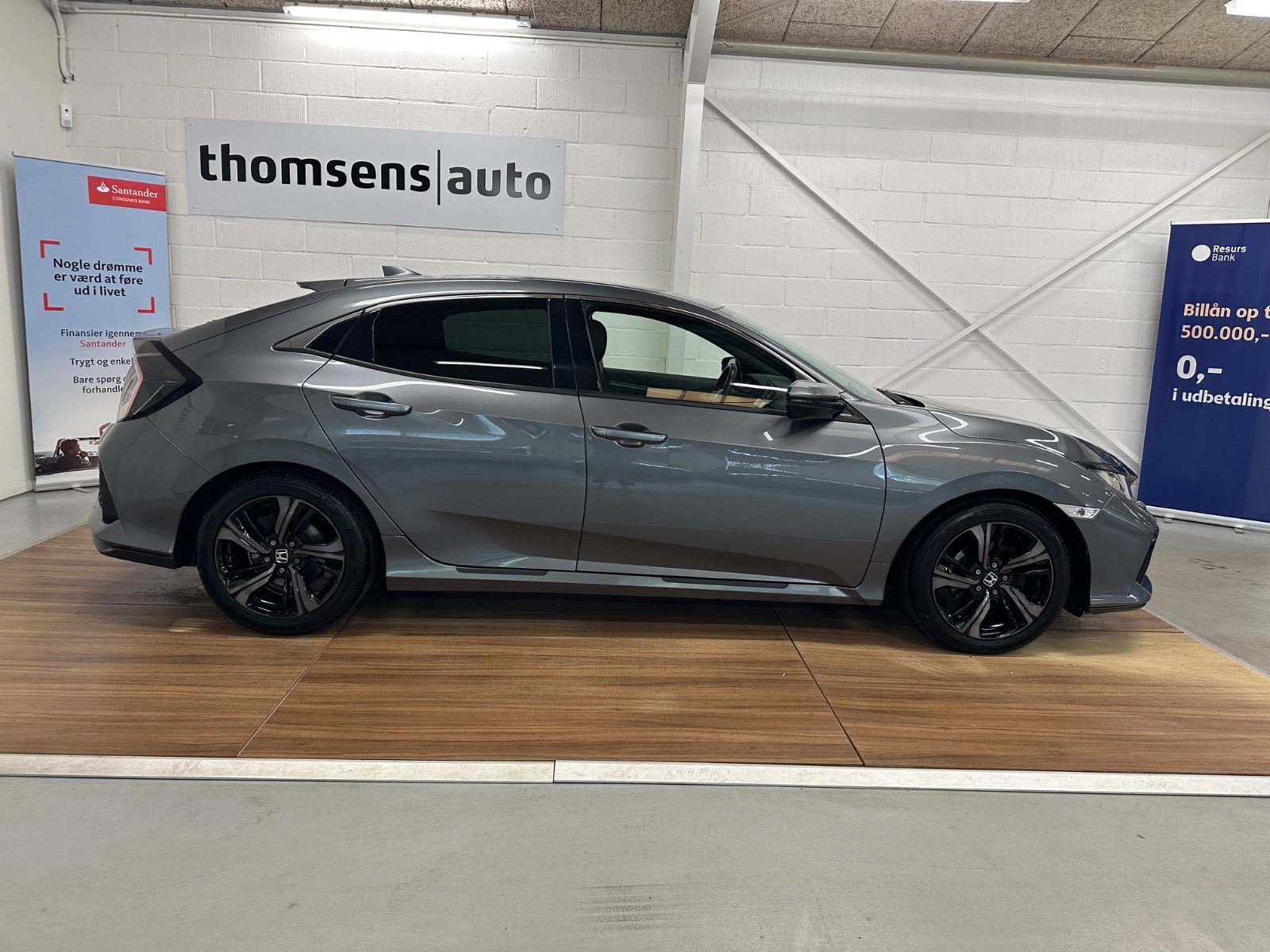 Grå Honda Civic fra 2021