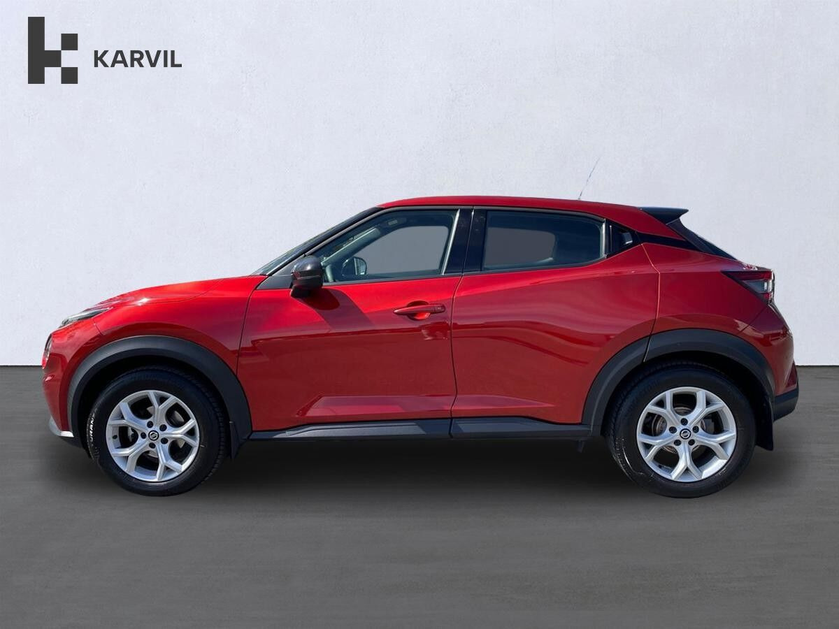 Rød Nissan Juke fra 2020