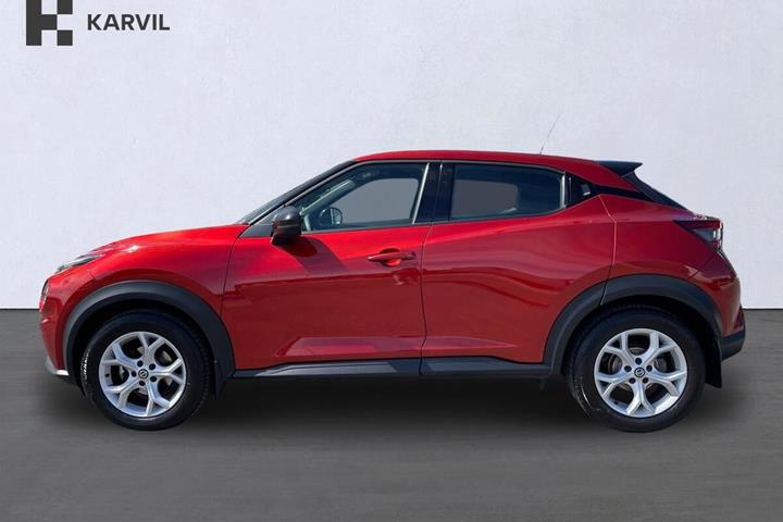 Rød Nissan Juke fra 2020