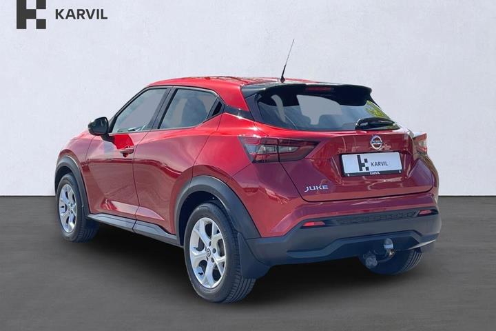 Rød Nissan Juke fra 2020