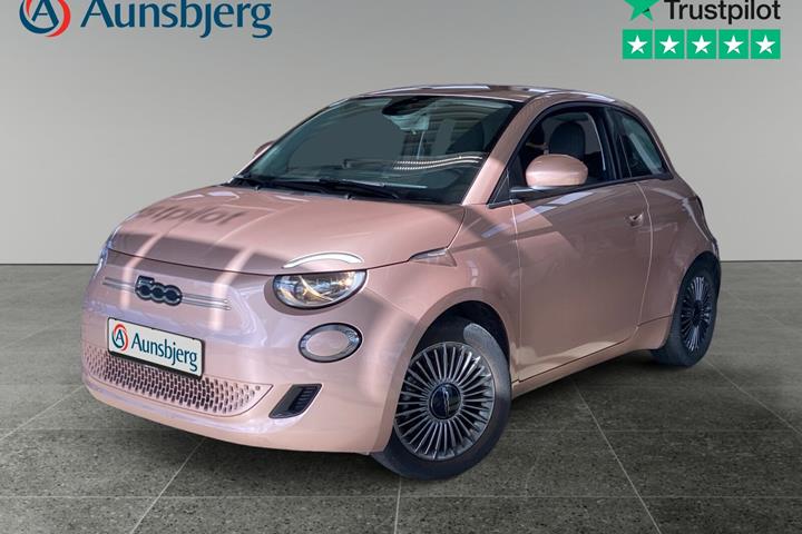 Pink Fiat 500e fra 2022
