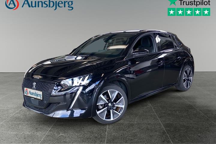 Sort Peugeot e-208 fra 2021