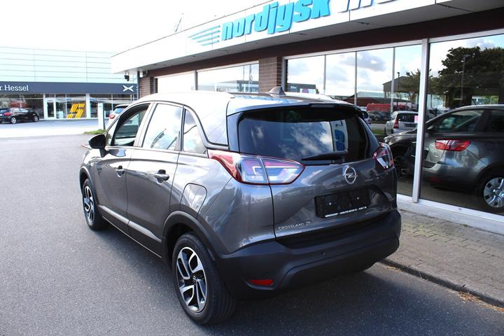 Grå Opel Crossland X fra 2019