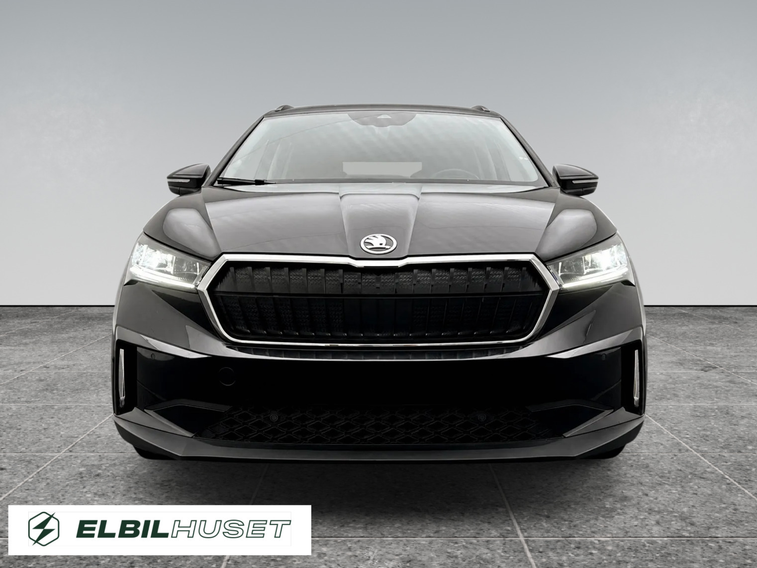 Sort Skoda Enyaq fra 2025