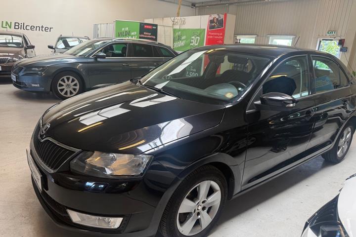 Sort Skoda Rapid fra 2017