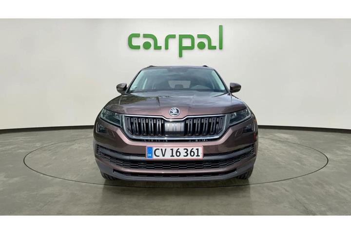 Brun Skoda Kodiaq fra 2020