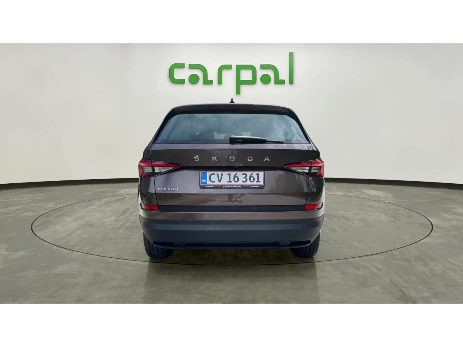 Brun Skoda Kodiaq fra 2020
