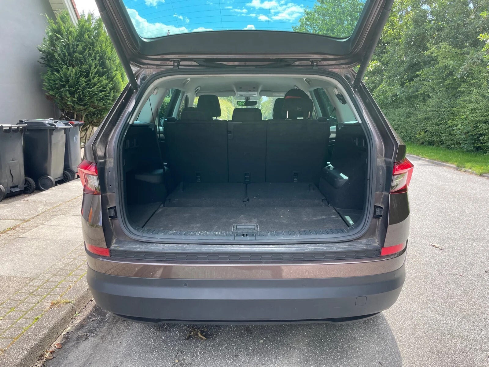 Brun Skoda Kodiaq fra 2020
