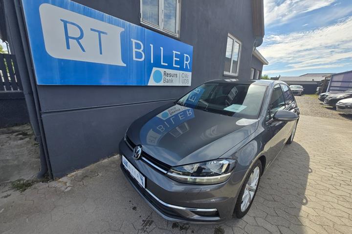 Hvid VW Golf VII fra 2018
