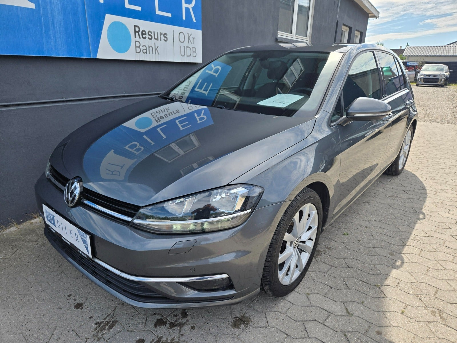 Hvid VW Golf VII fra 2018
