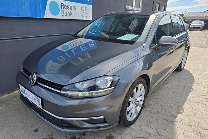 Hvid VW Golf VII fra 2018