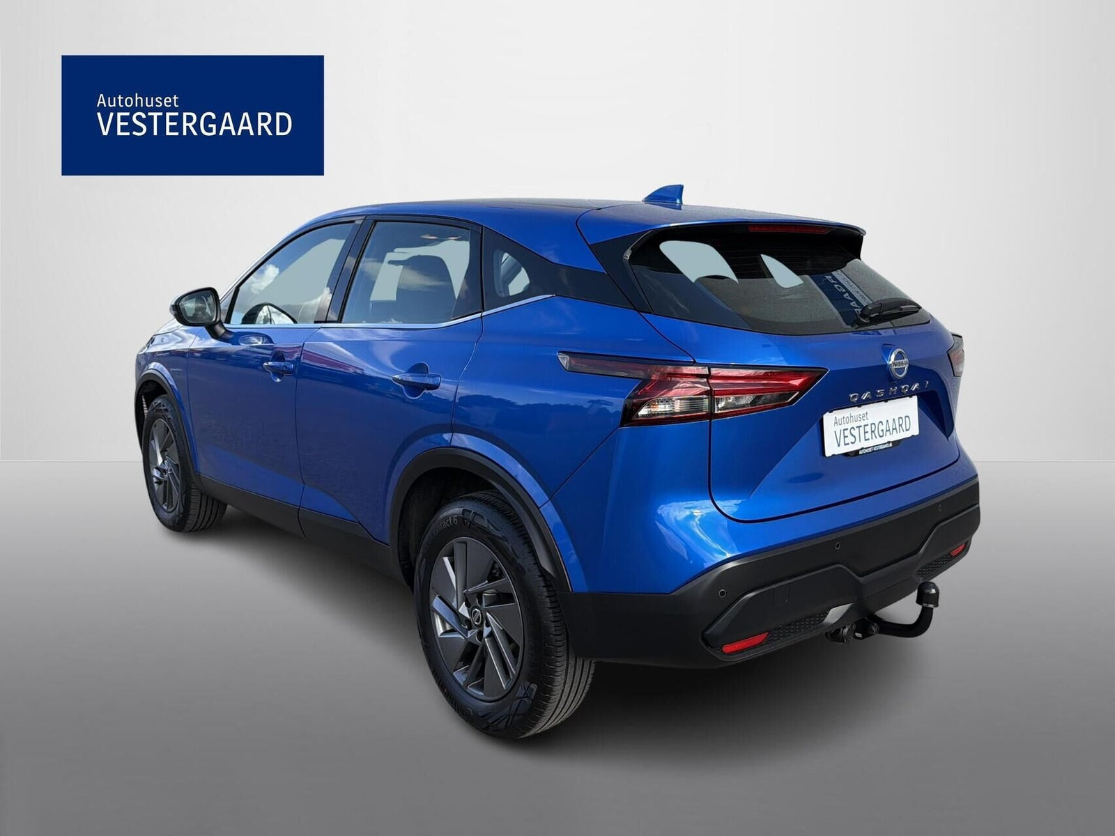 Blå Nissan Qashqai fra 2021