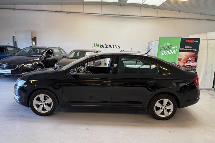 Sort Skoda Rapid fra 2017