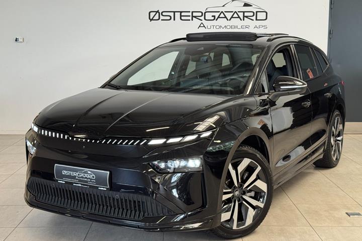 Sort Skoda Enyaq fra 2026