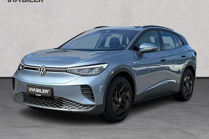 Blå VW ID.4 fra 2022 set udefra