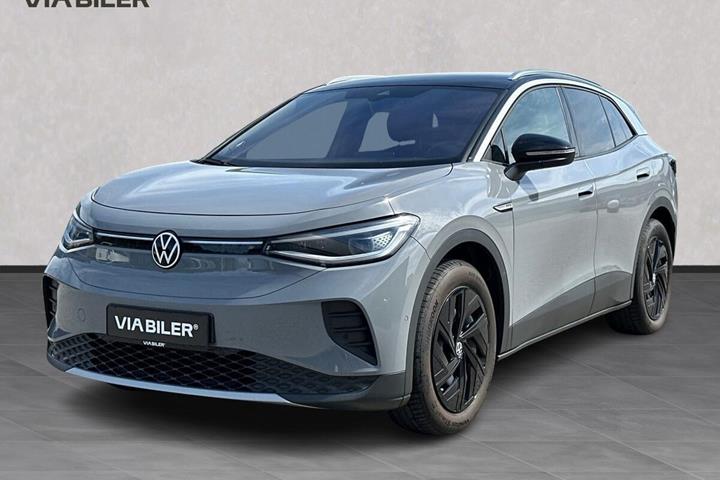 Grå VW ID.4 fra 2023 set udefra