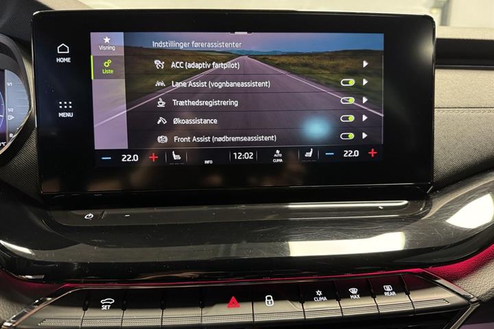 Sort Skoda Octavia fra 2021