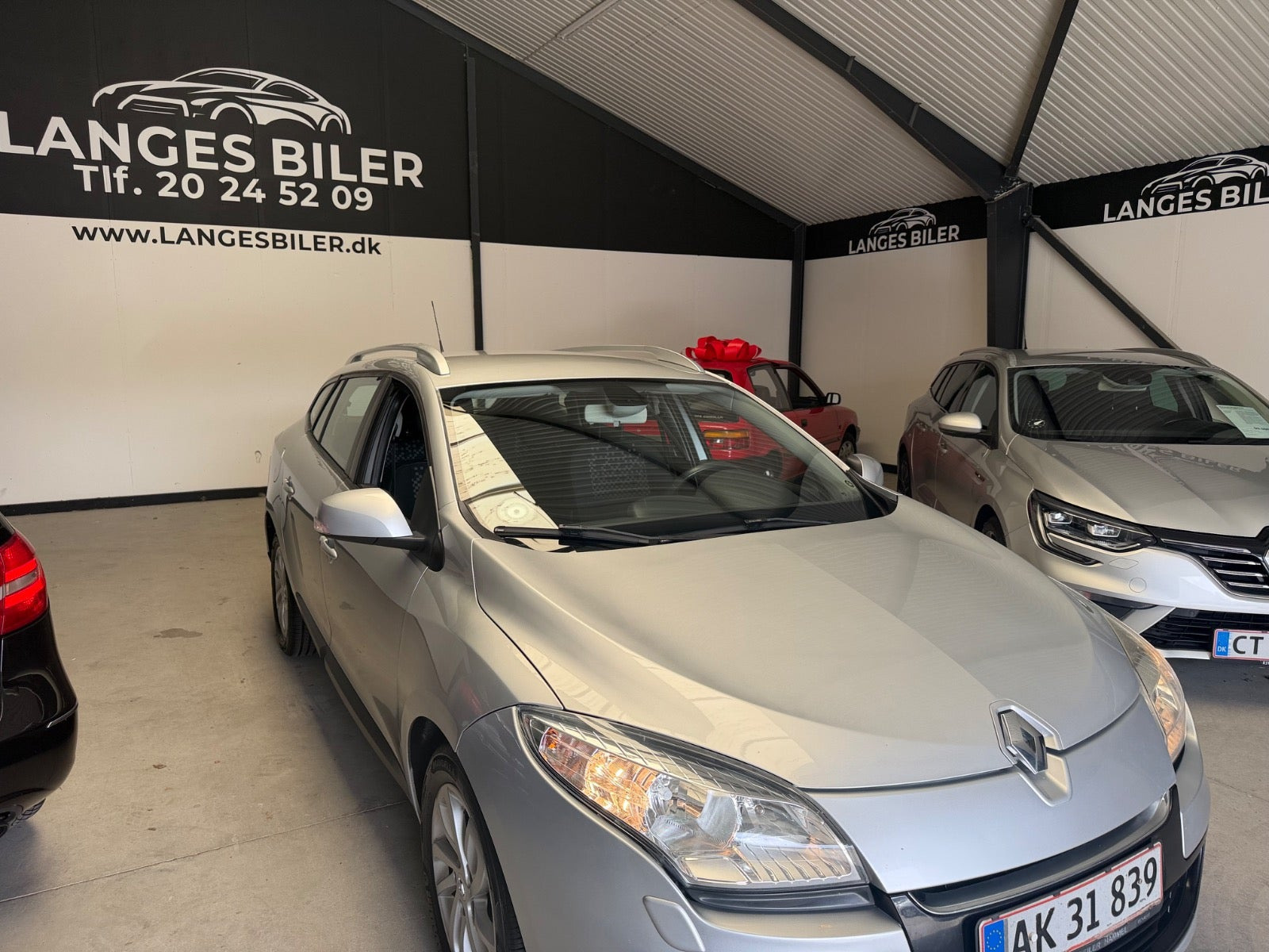Sølv Renault Megane III fra 2012