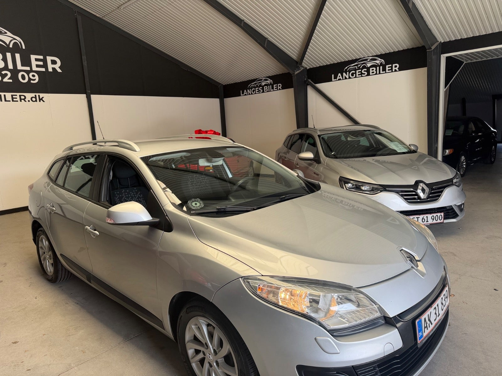 Sølv Renault Megane III fra 2012