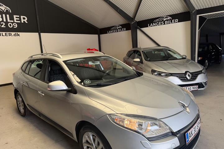 Sølv Renault Megane III fra 2012
