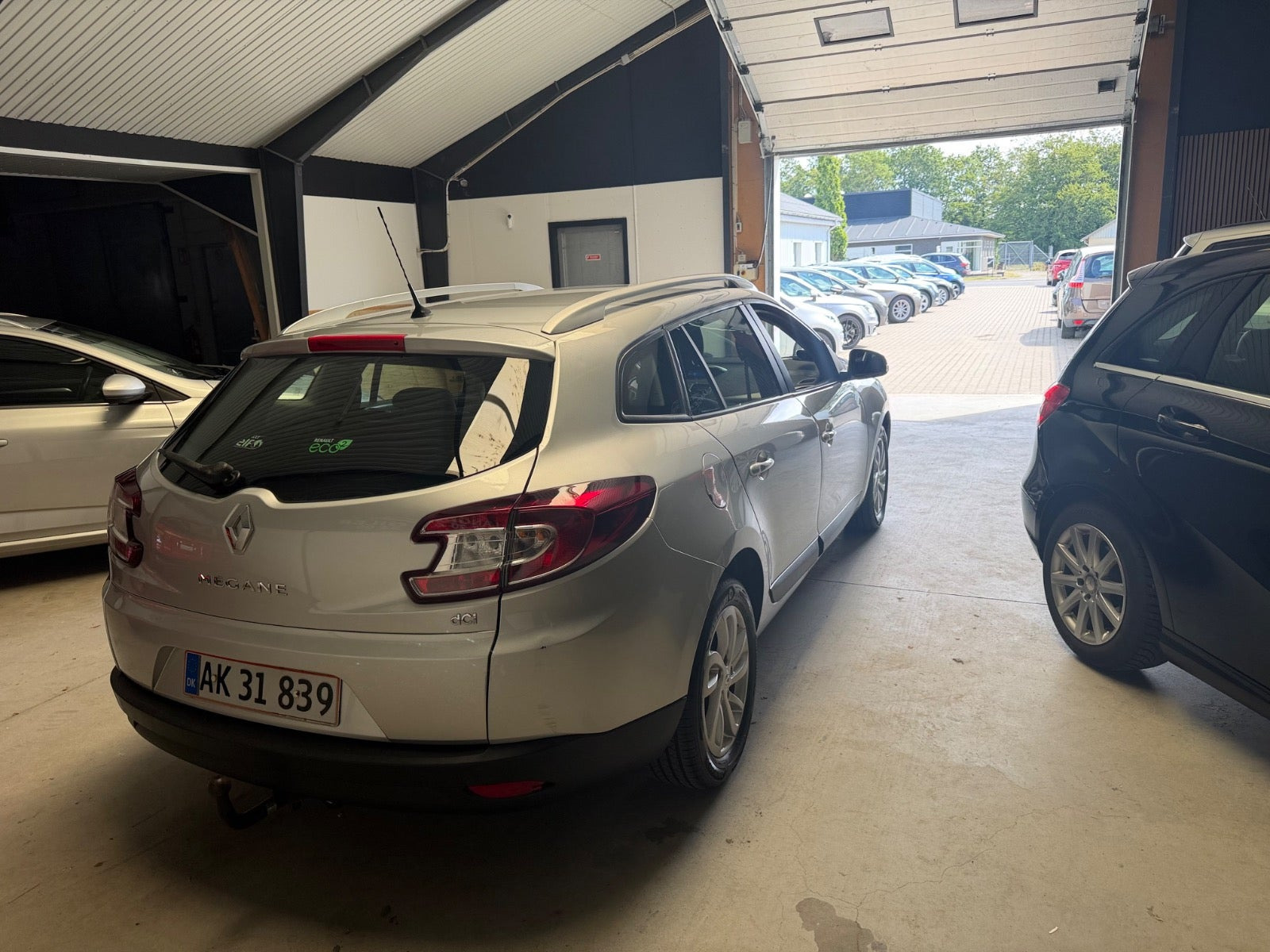 Sølv Renault Megane III fra 2012