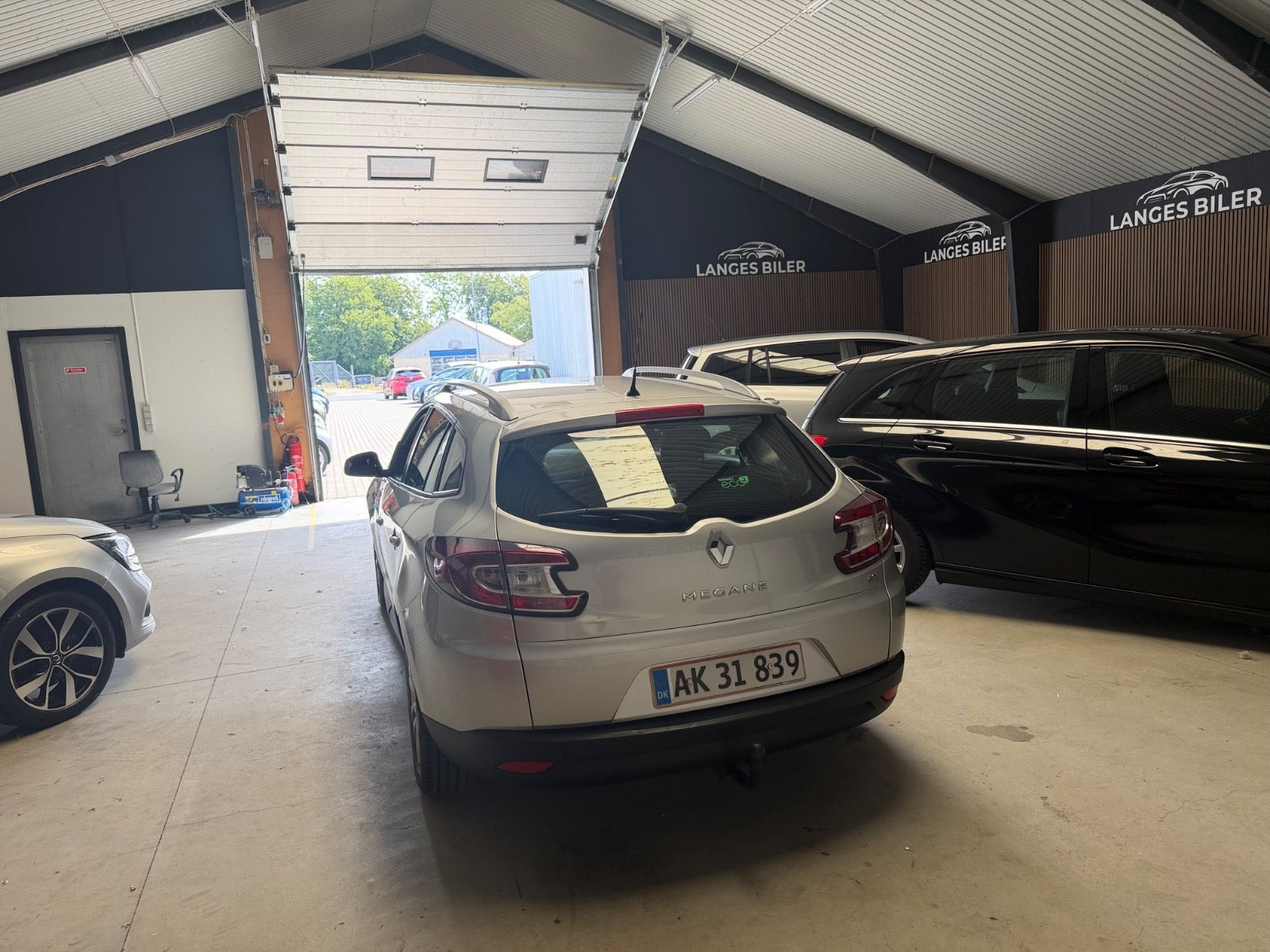 Sølv Renault Megane III fra 2012